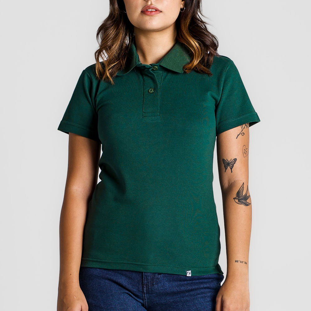 Uniforme Camisas De Mujer Color Verde Militar Polo Camisa Verde Musgo Mujer  Playera Color Verde Tipo, image size:1000x1000