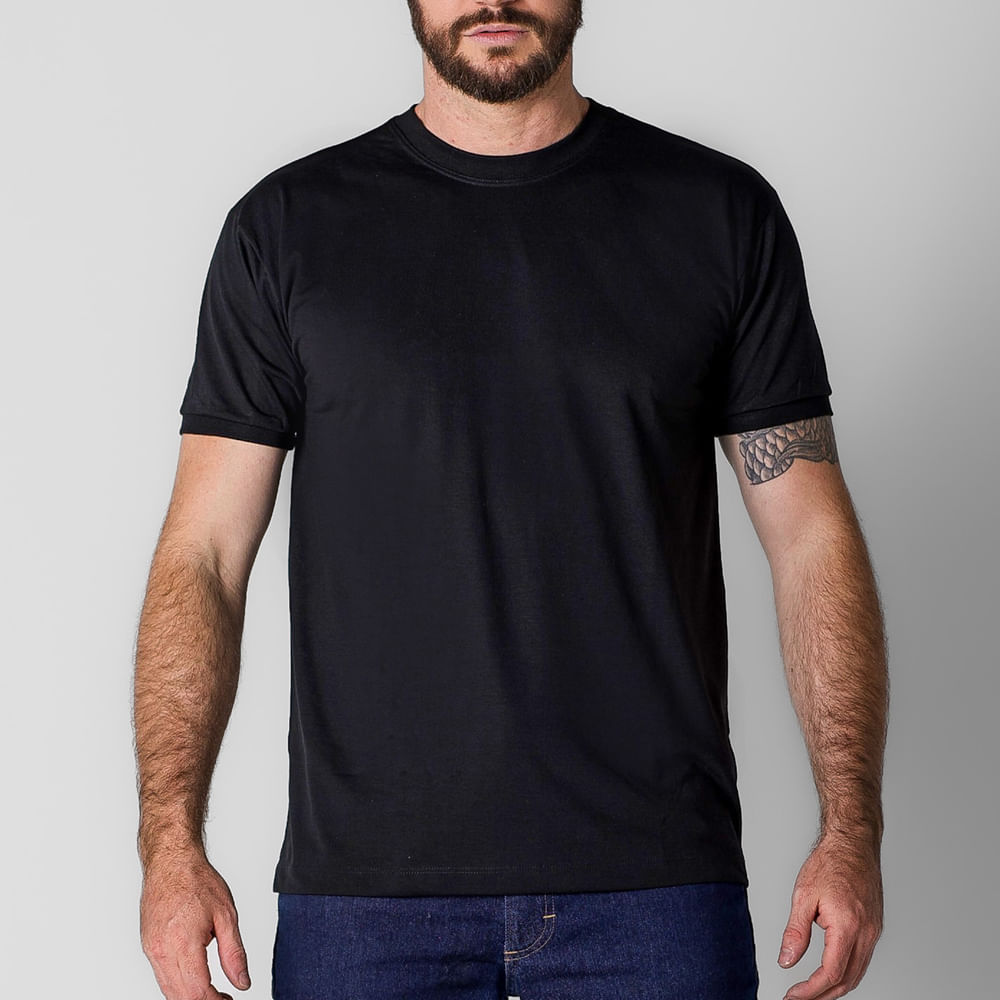 Camiseta Basic Unissex Preta