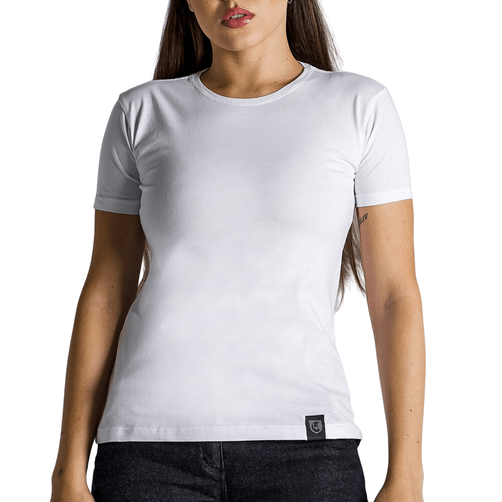 Camiseta Select Prime Algodão Egípcio Branca Feminina