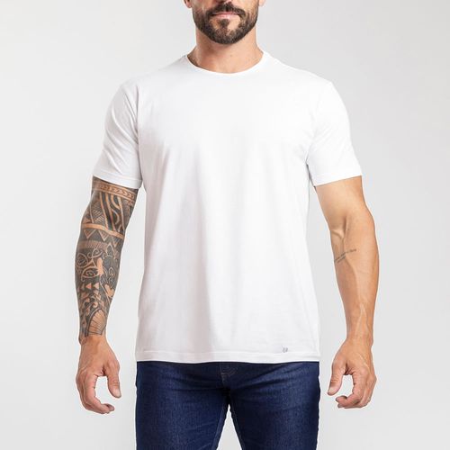 Camiseta Select Prime Algodão Egípcio Branca Masculina