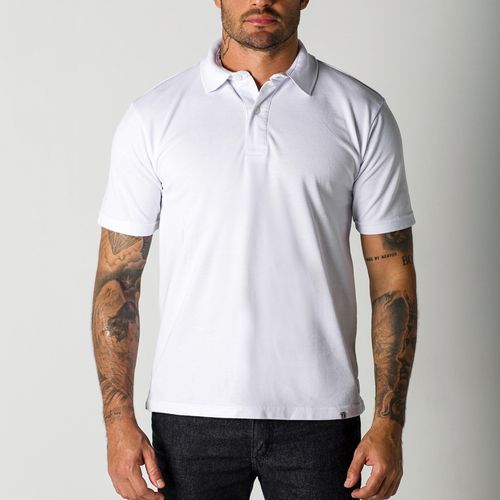 Camisa Polo Piquet Branca Citerol
