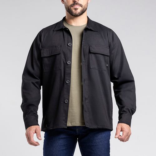 Overshirt Preta Citerol