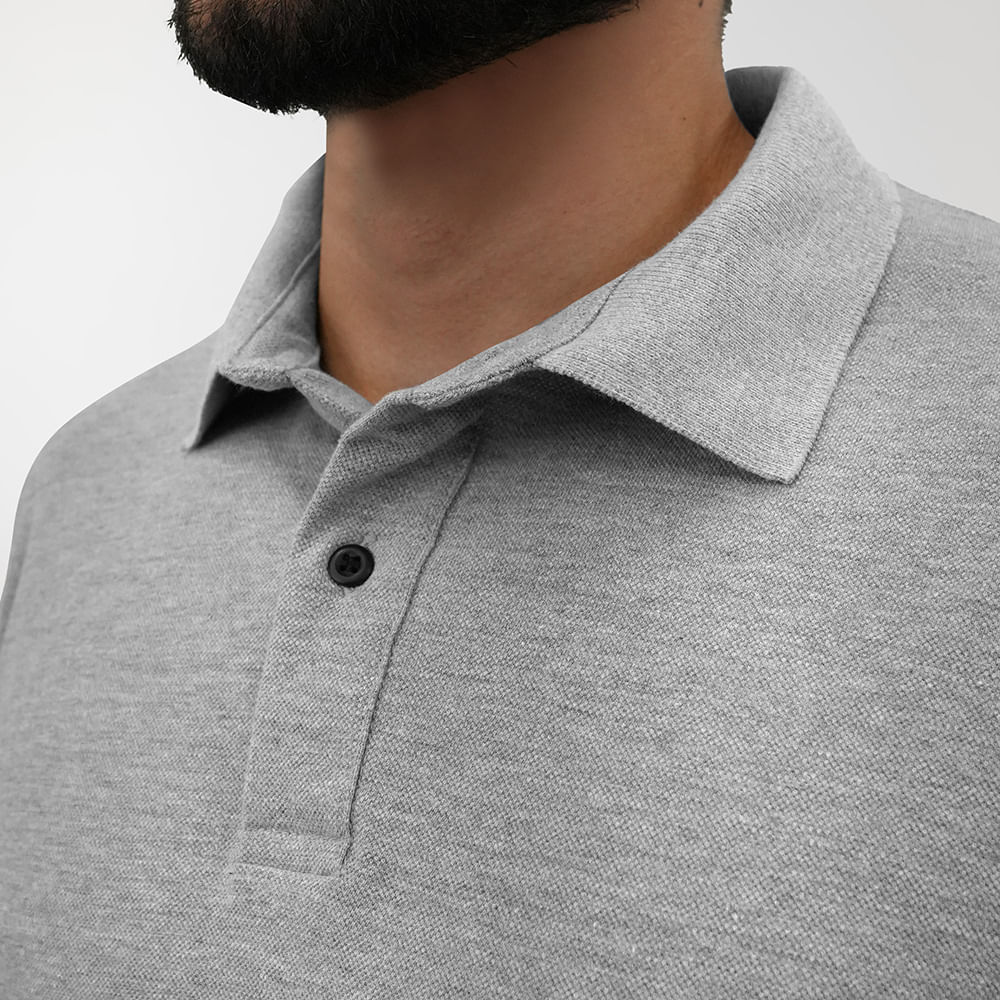 トップス ANCELLM S/S POLO SHIRT GRAY 1 L/S POLO(NAVY) – ANCELLM