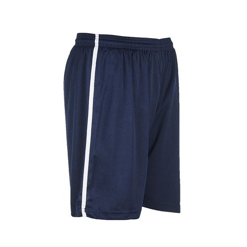 Calção Azul Marinho Com Listra Branca Gm