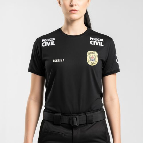 Camiseta Fem Pcmg - Escrivã Preta