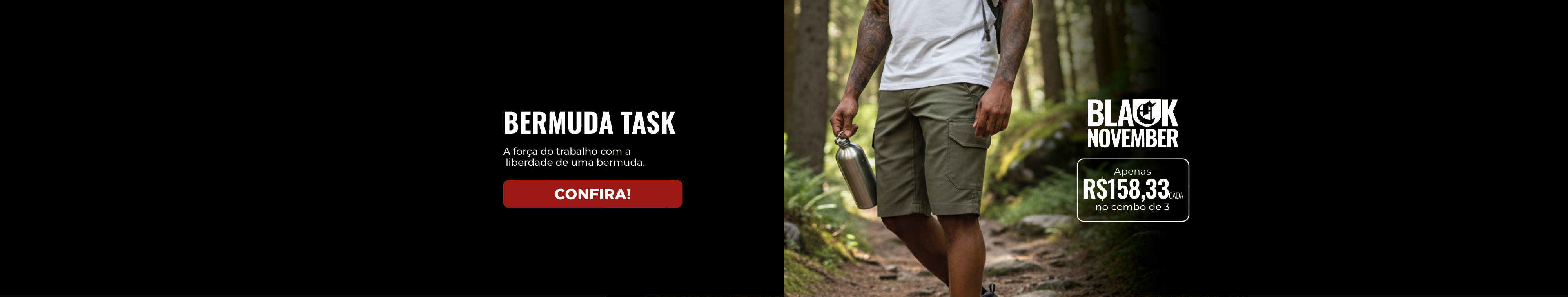 Bermuda Task: A força do trabalho com a liberdade de uma bermuda.