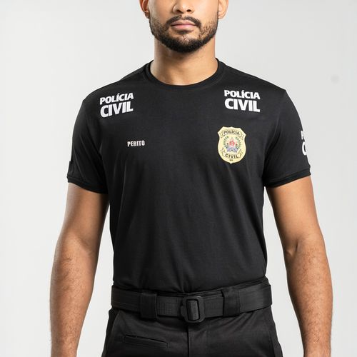Camiseta Pcmg - Perito Criminal Preto