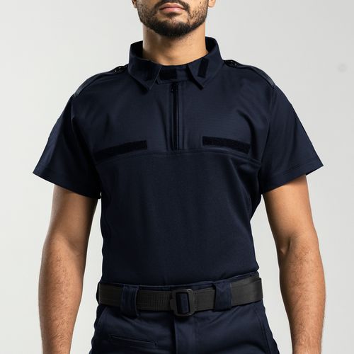 CAMISA DE COMBATE MANGA CURTA GUARDA CIVIL MUNICIPAL GCM AZUL MARINHO