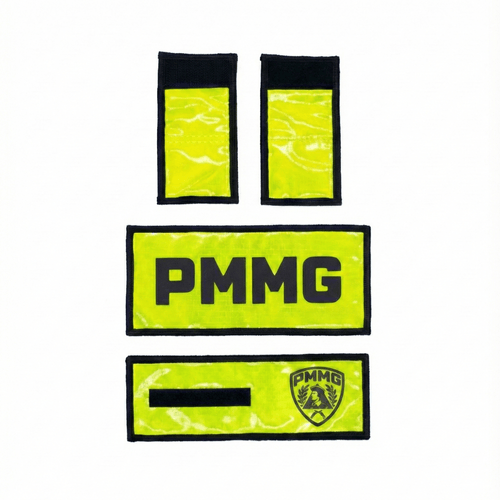 Kit Visibilidade Refletivo Para Capa De Colete  Pmmg