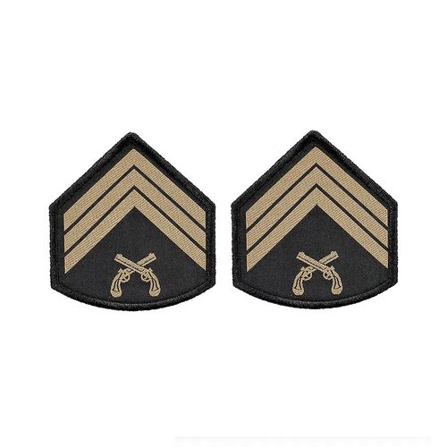 Divisa Bordada Caqui 3º Sargento Pmmg
