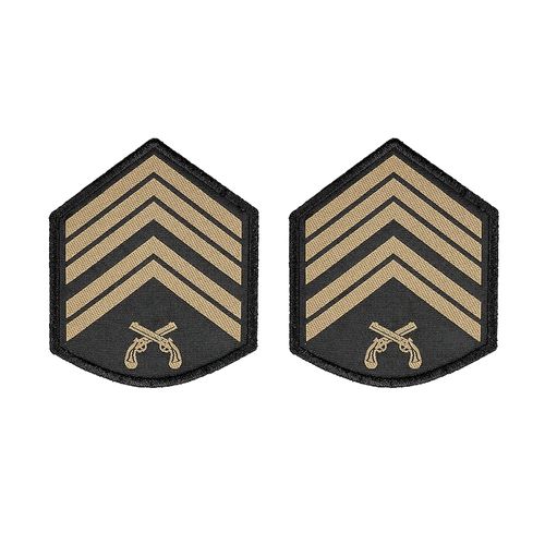 Divisa Bordada Caqui 1º Sargento Pmmg