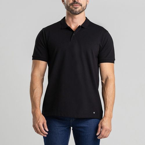 Camisa Polo Select Algodão Egípcio Preta Citerol