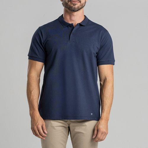 Camisa Polo Select Algodão Egípcio Azul Marinho Citerol