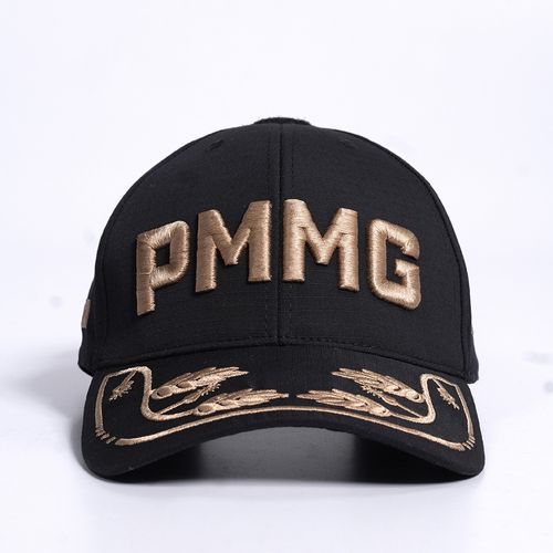 Boné Tático Major / Tenente Coronel Preto Pmmg
