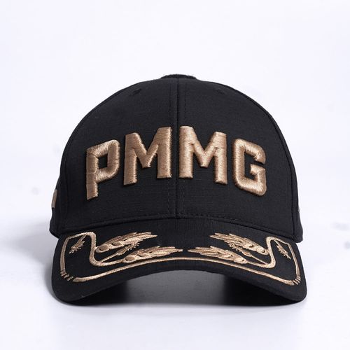 Boné Tático Major / Tenente Coronel Preto Pmmg