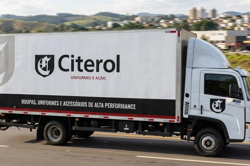 Caminhão da Citerol na estrada