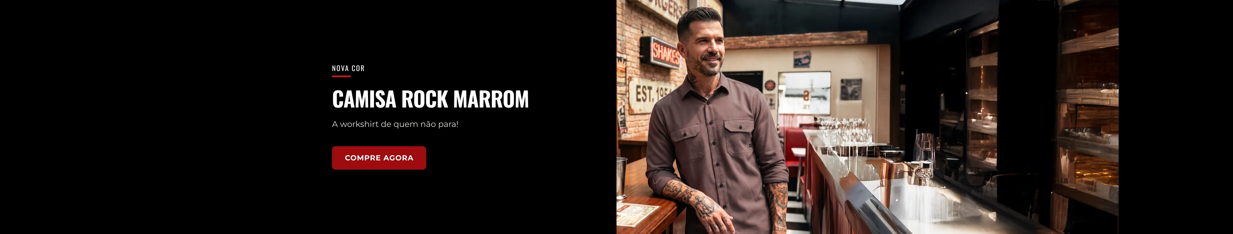 Camisa Rock: A workshirt de quem não para